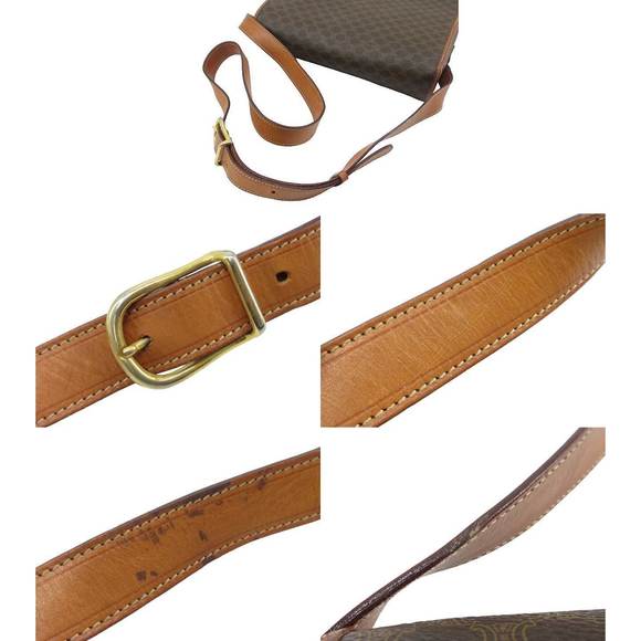 Celine Macadam Pattern Flap Shoulder Bag Crossbody Diagonal - Picture 6 of 6